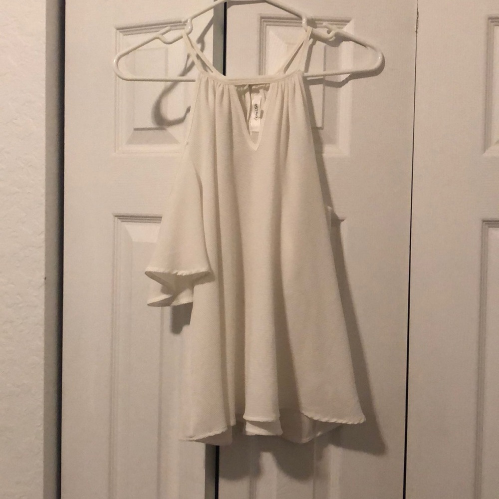Cold shoulder blouse